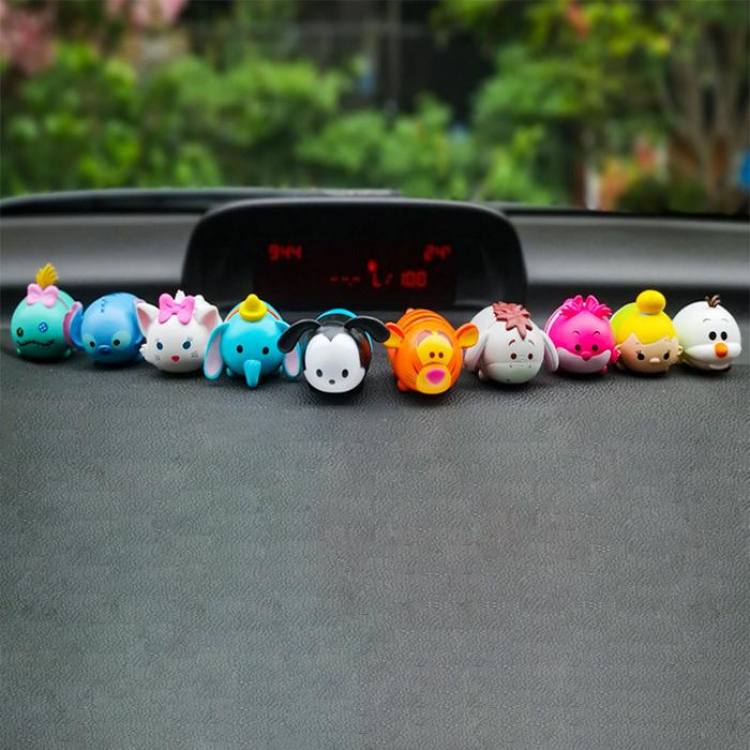 Jenga-Style A a set of ten Car doll Transparent Bagged Figure Decoration Model