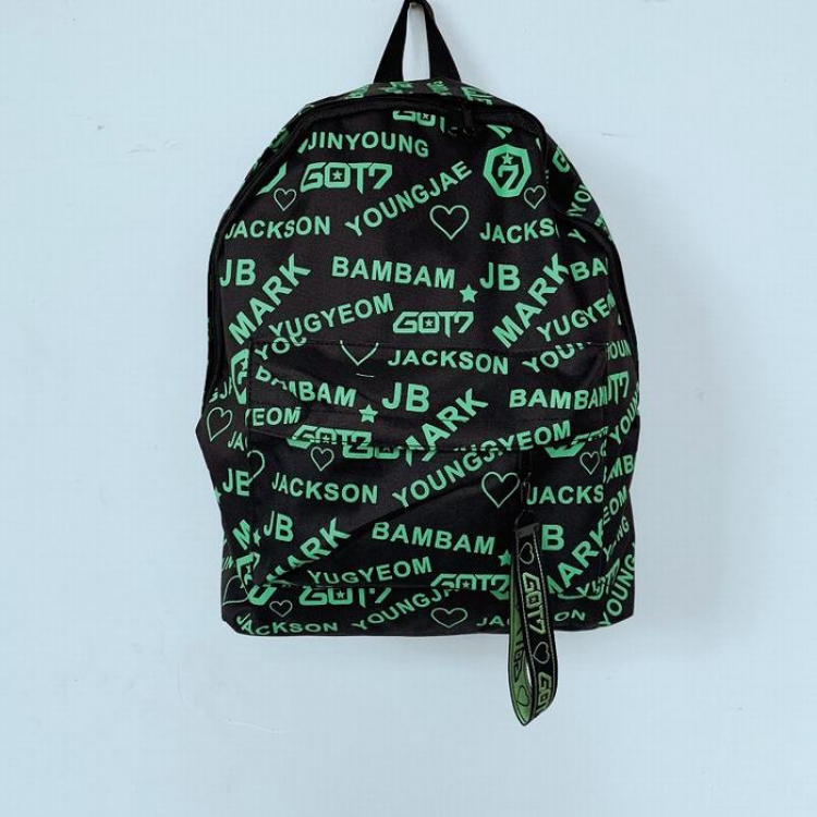 GOT7 Student backpack bag backpack 40X31X11CM 300G price for 2pcs