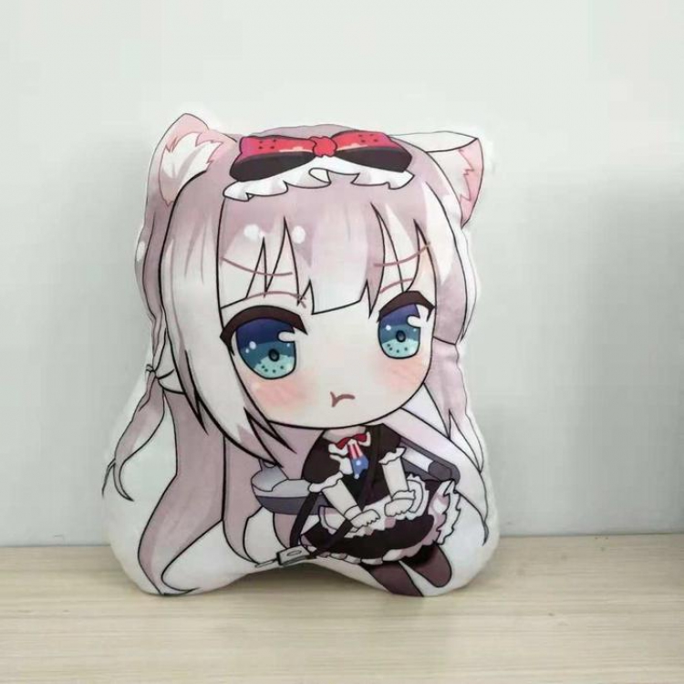 Azur Lane Haman Full color plush shaped pillow 45CM 0.5KG