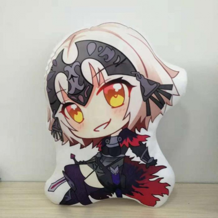 Fate Joan of Arc black Full color plush shaped pillow 45CM 0.5KG