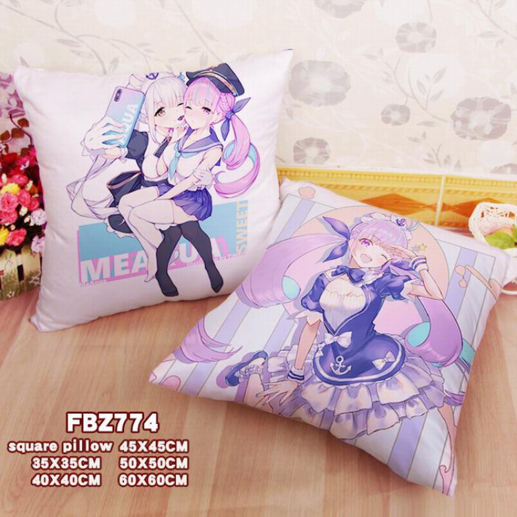 Aqua Square universal double-sided full color pillow cushion 45X45CM-FBZ774