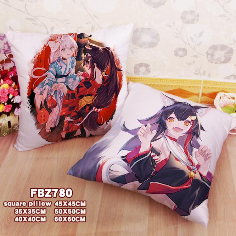 ōkami Mio Square universal double-sided full color pillow cushion 45X45CM-FBZ780