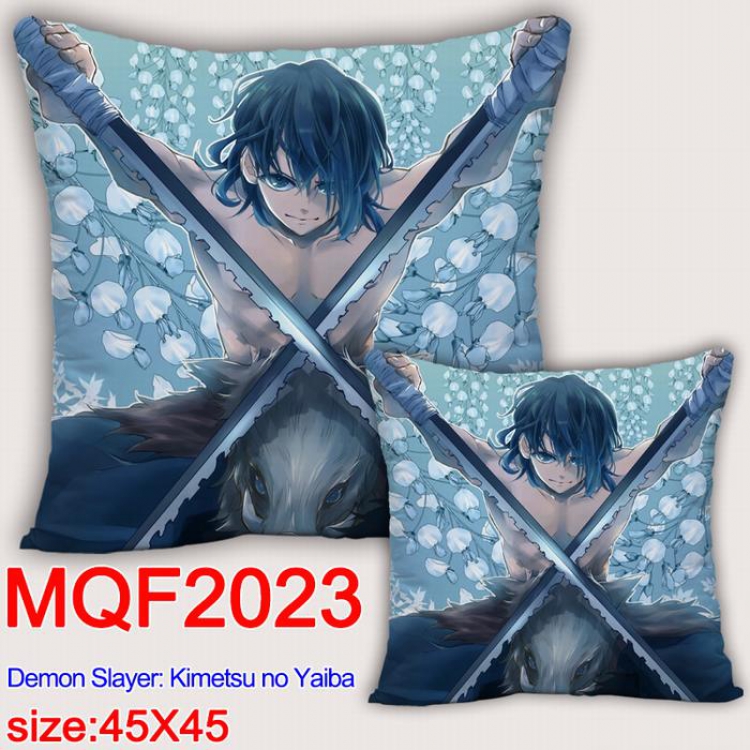 Demon Slayer Kimets Double-sided full color pillow dragon ball 45X45CM MQF 2023