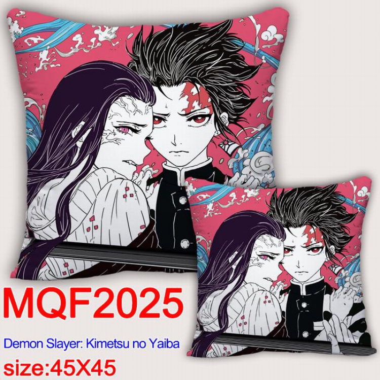 Demon Slayer Kimets Double-sided full color pillow dragon ball 45X45CM MQF 2025