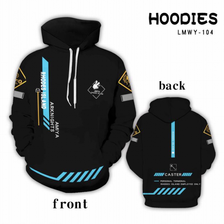 Arknights Full color Hooded Long sleeve Hoodie S M L XL XXL XXXL preorder 2 days LMWY104