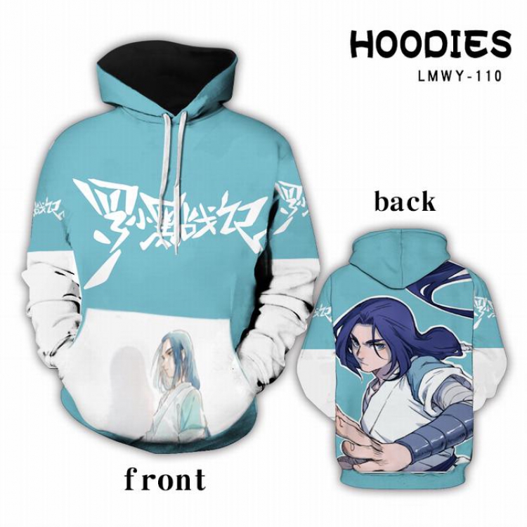 The Legend of LuoXiaohei Full color Hooded Long sleeve Hoodie S M L XL XXL XXXL preorder 2 days LMWY110