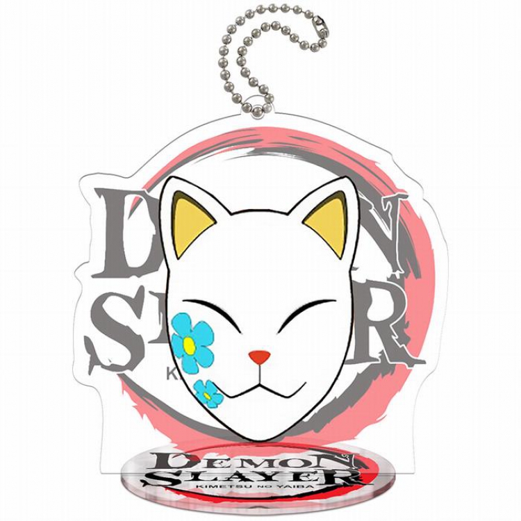 Demon Slayer Kimets Mask Acrylic keychain pendant 9-10CM Style C