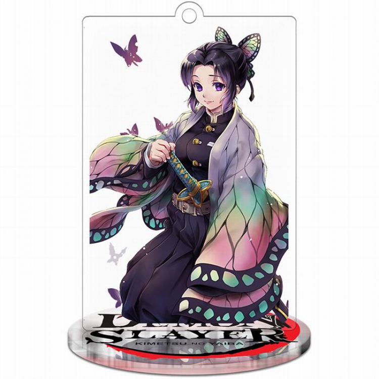 Demon Slayer Kimets-5 Rectangular small stand acrylic key ring pendant 9-10CM