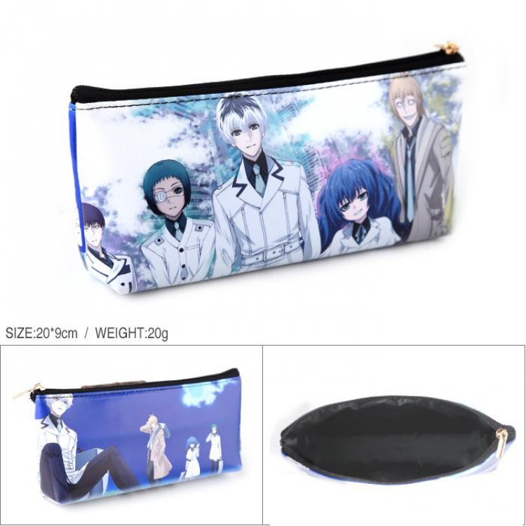 Sword Art Online Full color PU zipper student pencil bag storage bag cosmetic bag