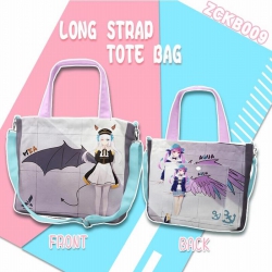 Aqua Long Strad Tote Bag 33X33...