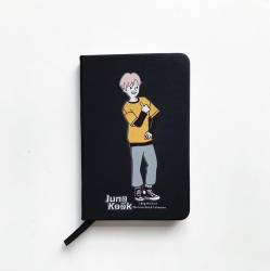 BTS JK  Cartoon notebook PU el...