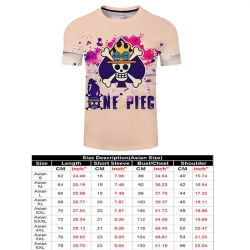 One Piece Full color short sle...