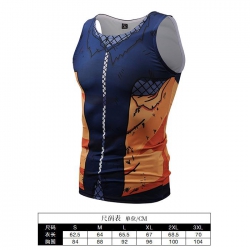 Naruto Cartoon Print Muscle Ve...