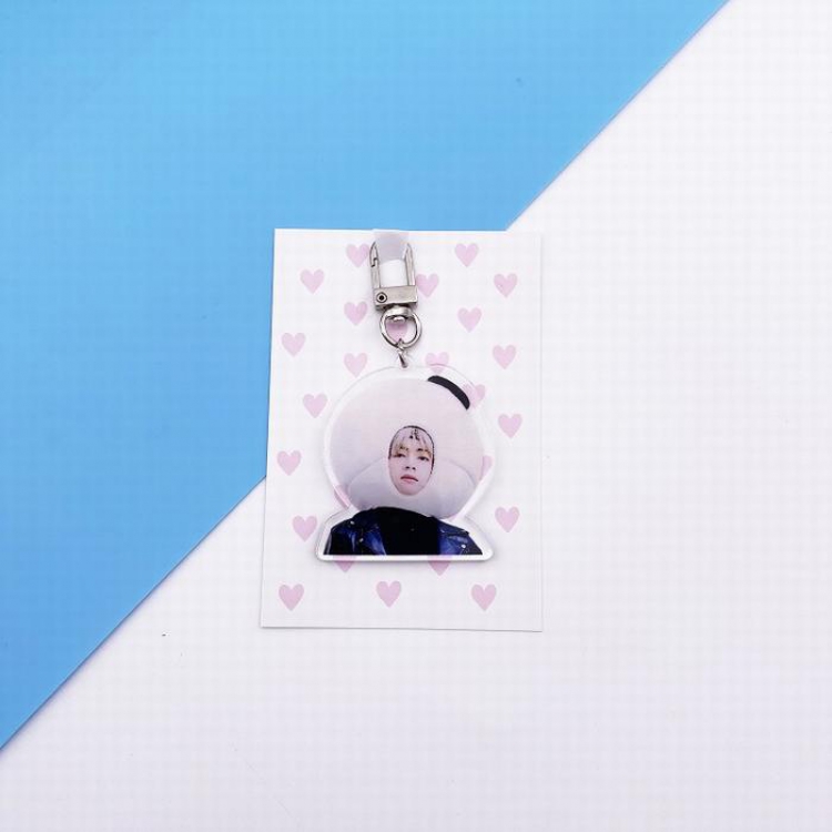 BTS Korean Celebrity V Keychain pendant 7.5X11CM 20G price for 5 pcs