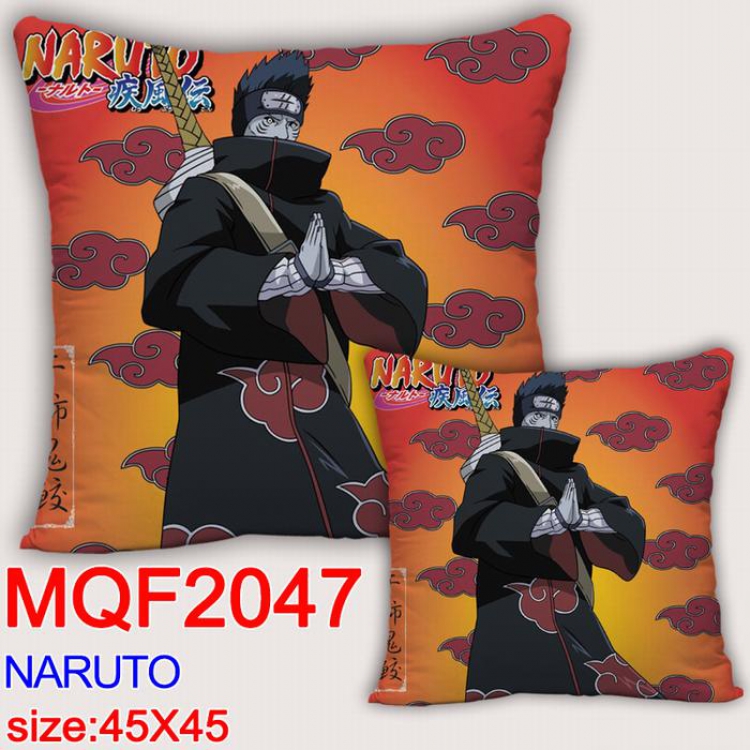 Naruto Double-sided full color pillow dragon ball 45X45CM MQF 2047