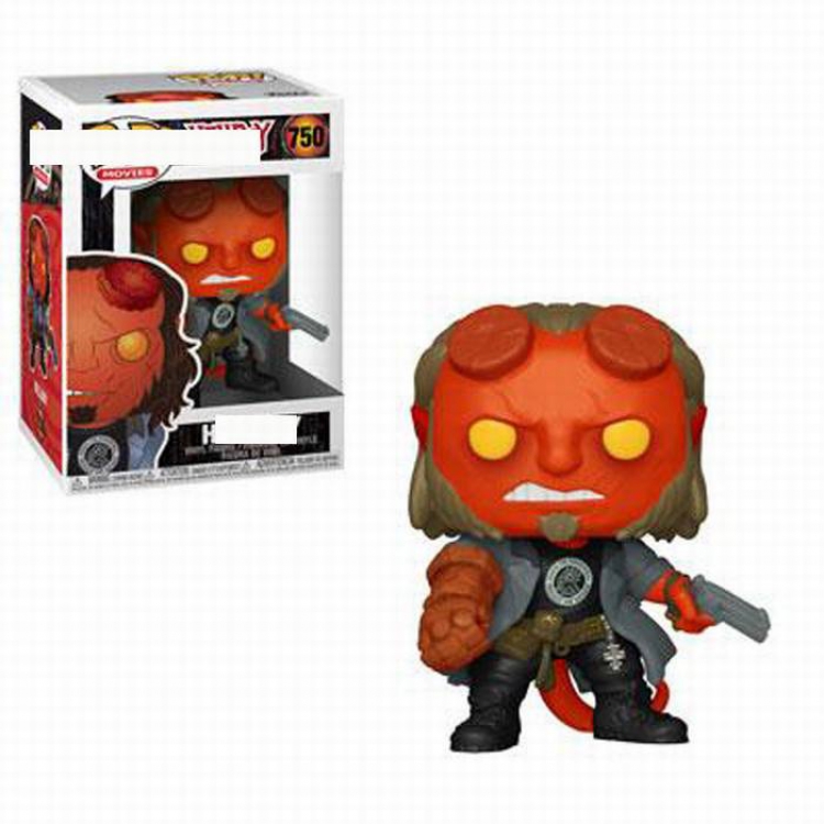 POP750 Hellboy Boxed Figure Decoration Model 10CM