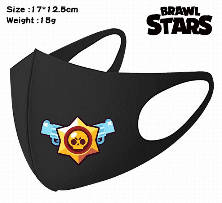 Brawl Stars-4A Black Anime color printing windproof dustproof breathable mask price for 5 pcs
