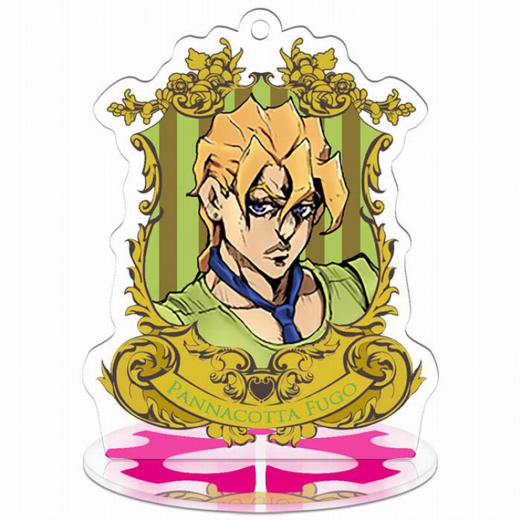 JoJos Bizarre Adventure-2 Q version Small Standing Plates Acrylic keychain pendant 9-10CM