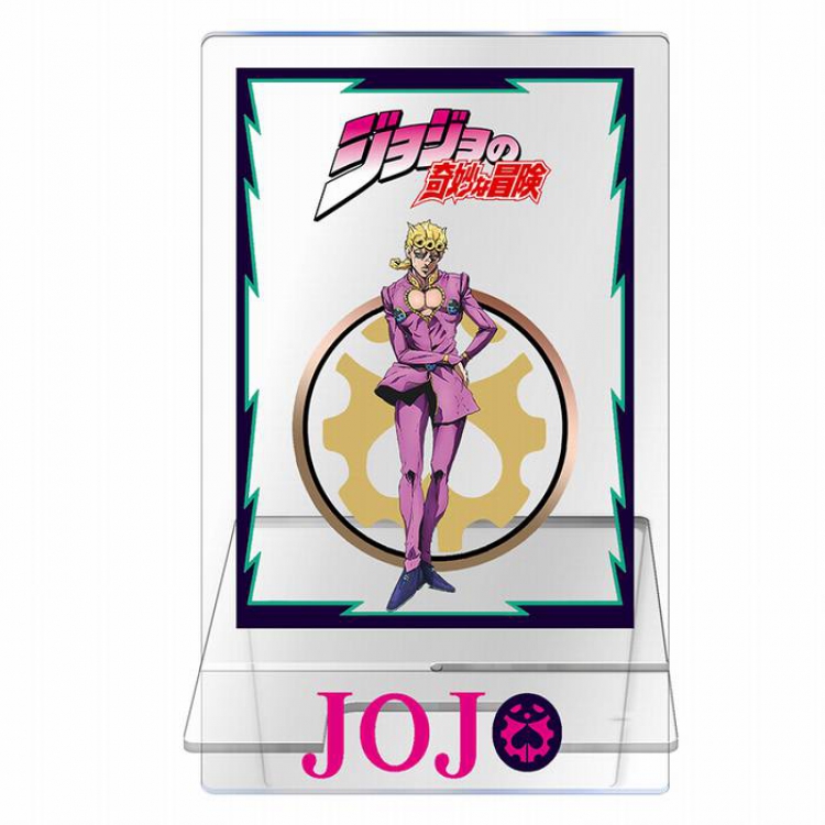 JoJos Bizarre Adventure Transparent acrylic mobile support bracket 13CM Style F