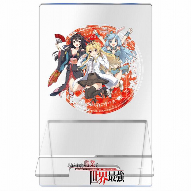 Ordinary careers make the world the strongest Transparent acrylic mobile support bracket 13CM Style A