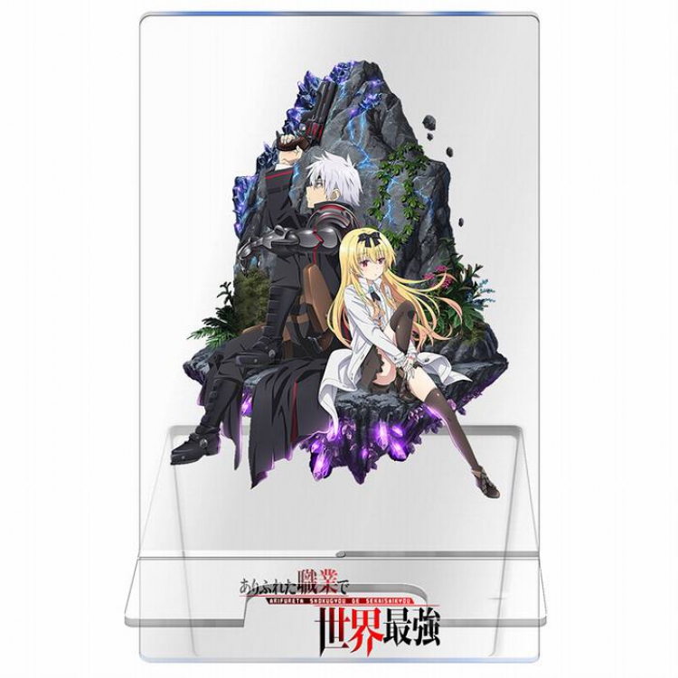 Ordinary careers make the world the strongest Transparent acrylic mobile support bracket 13CM Style B