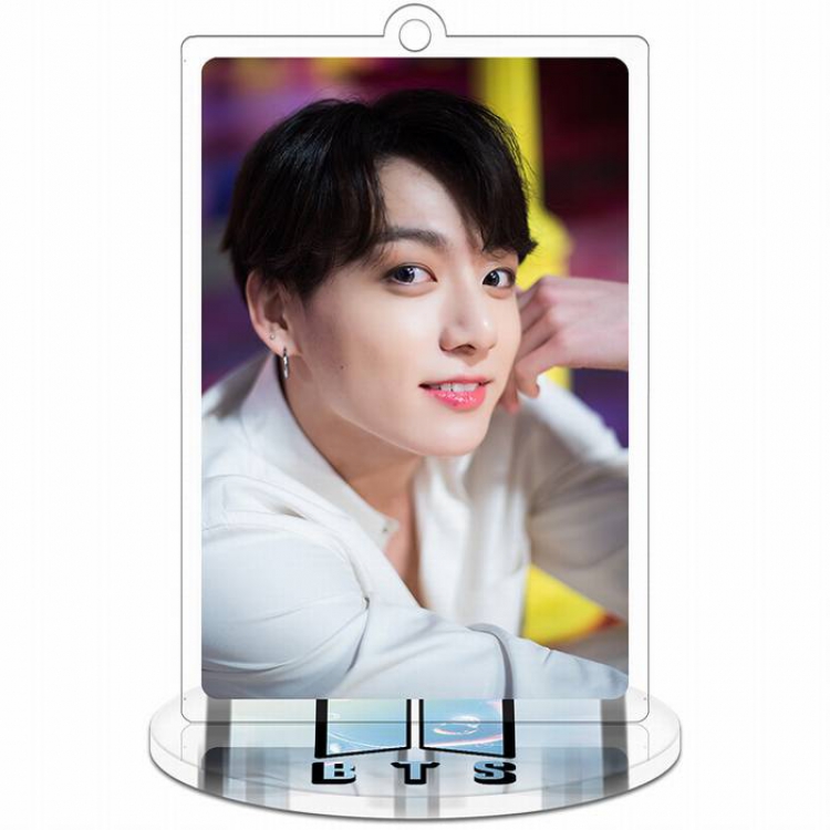 BTS Boy-with-Luv Jungkook Rectangular Small Standing Plates acrylic keychain pendant 9-10CM