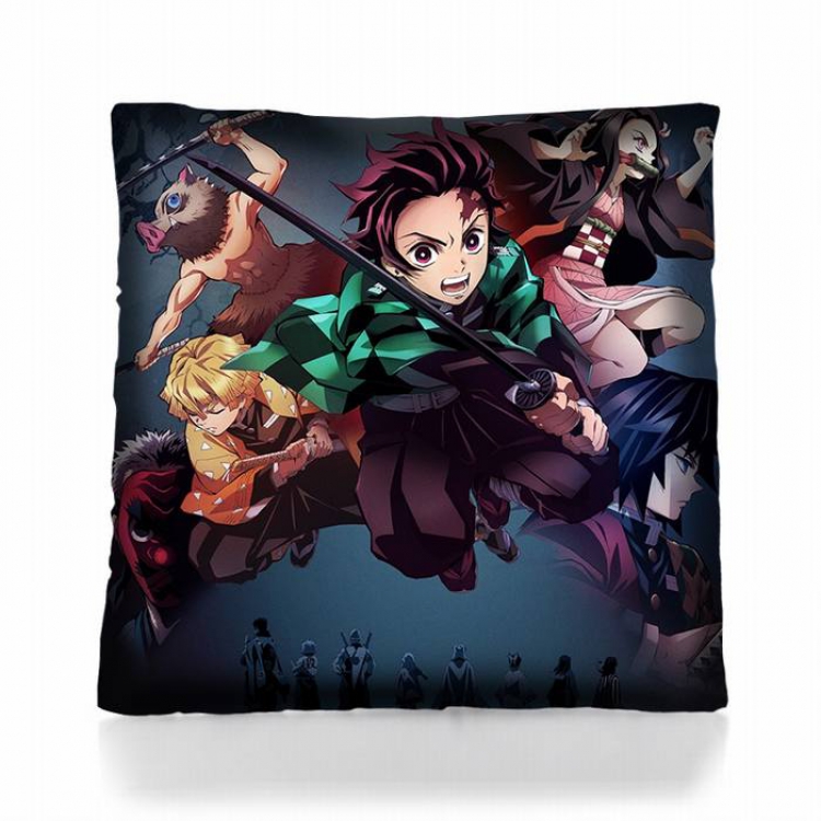 Demon Slayer Kimets-2 Square double-sided full color pillow pillow 45X45CM 500G