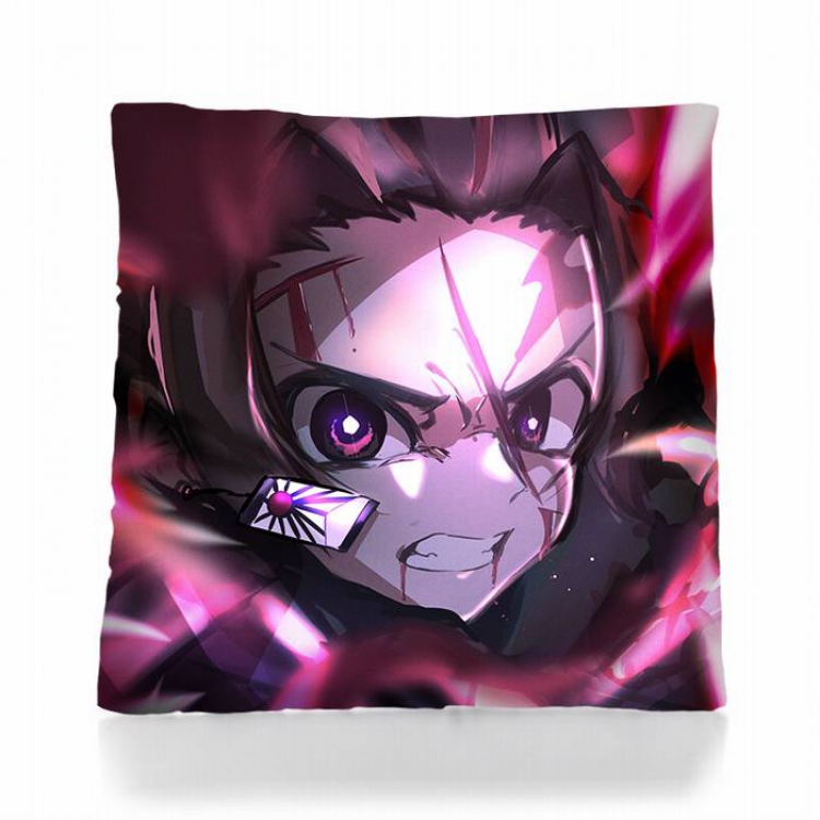 Demon Slayer Kimets-29 Square double-sided full color pillow pillow 45X45CM 500G