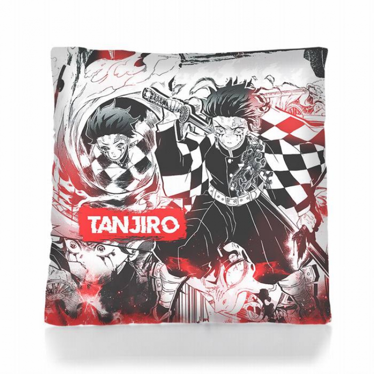 Demon Slayer Kimets-35 Square double-sided full color pillow pillow 45X45CM 500G