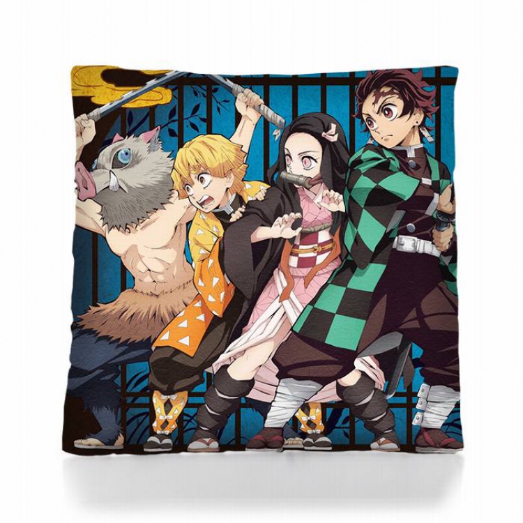 Demon Slayer Kimets-4 Square double-sided full color pillow pillow 45X45CM 500G