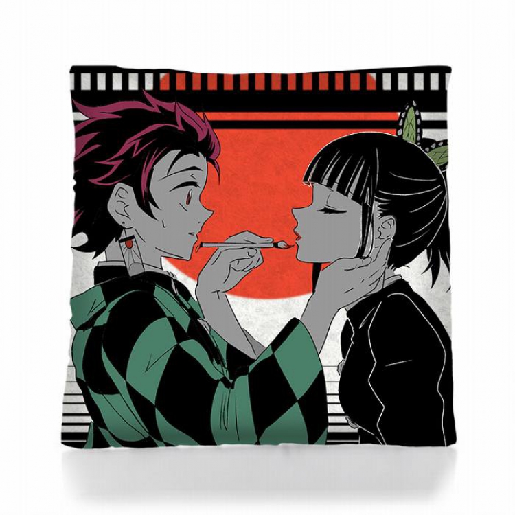 Demon Slayer Kimets-45 Square double-sided full color pillow pillow 45X45CM 500G
