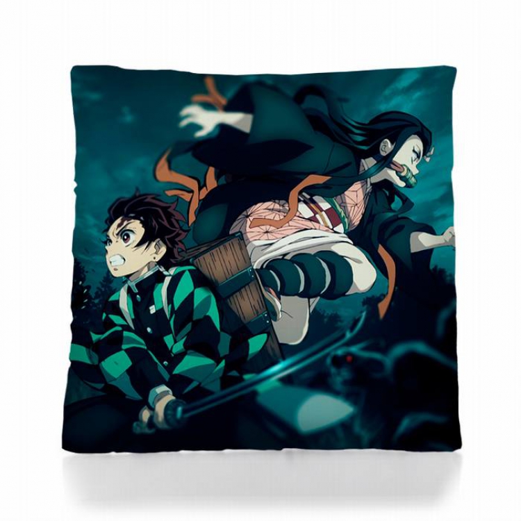 Demon Slayer Kimets-7 Square double-sided full color pillow pillow 45X45CM 500G