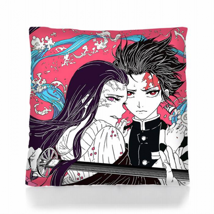 Demon Slayer Kimets-6 Square double-sided full color pillow pillow 45X45CM 500G