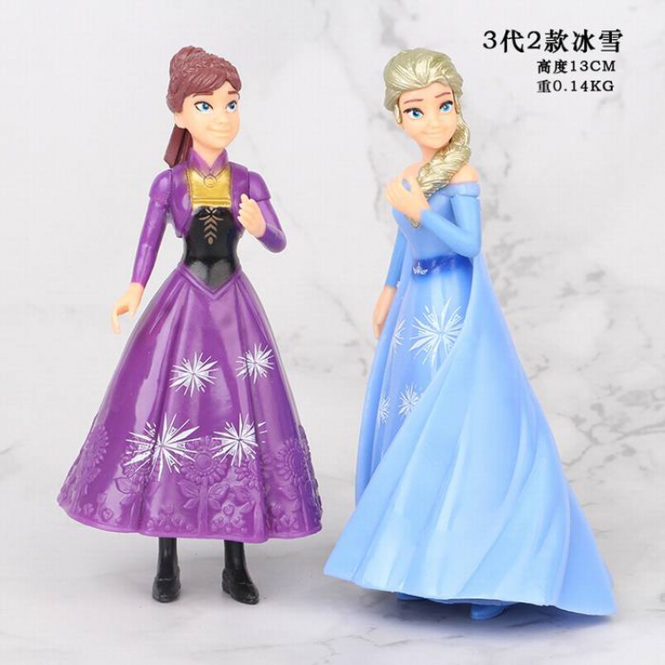 Frozen a set of two Bagged Figure Decoration Model 13CM 0.2KG