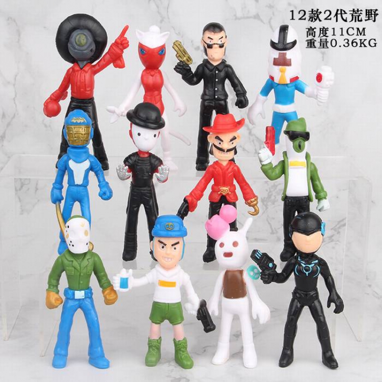 Brawl Stars a set of twelve Bagged Figure Decoration Model 11CM 0.36K