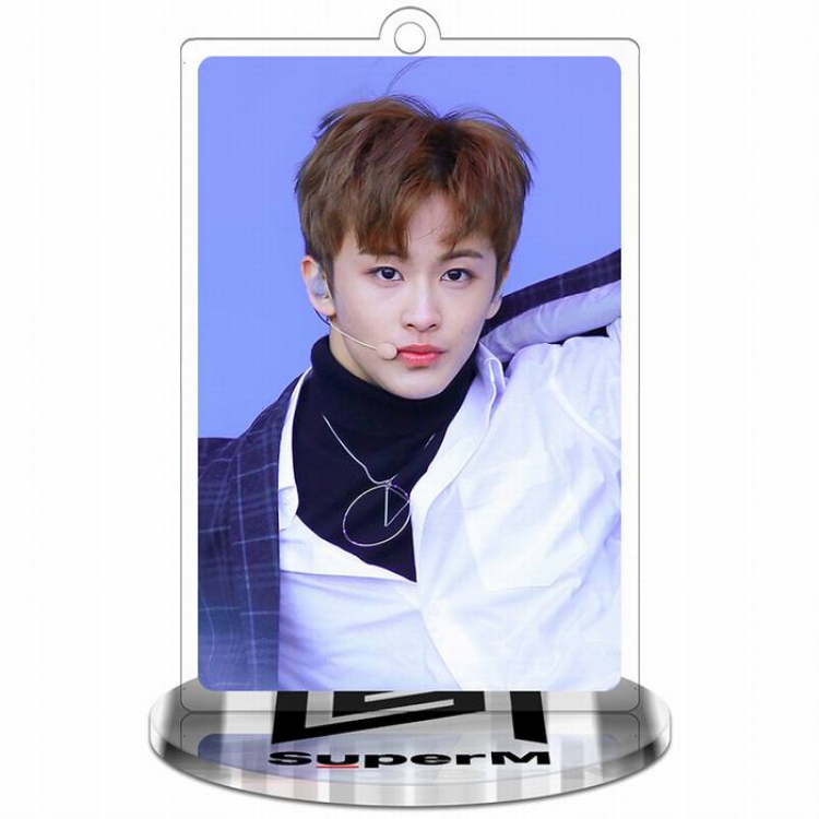 Super M-Mark-2 Rectangular Small Standing Plates acrylic keychain pendant 8-9CM