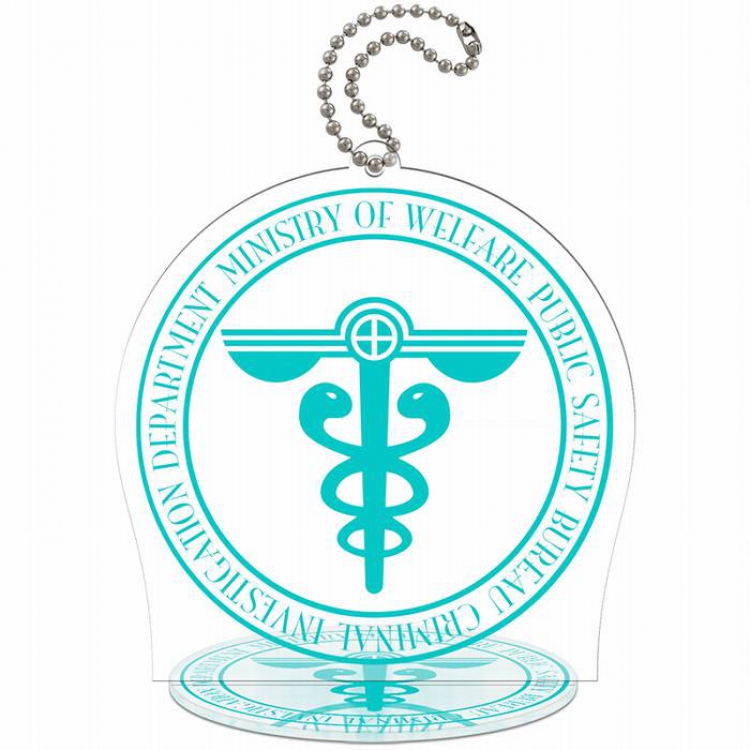 Psycho-Pass  Q version Small Standing Plates Acrylic keychain pendant 8-9CM