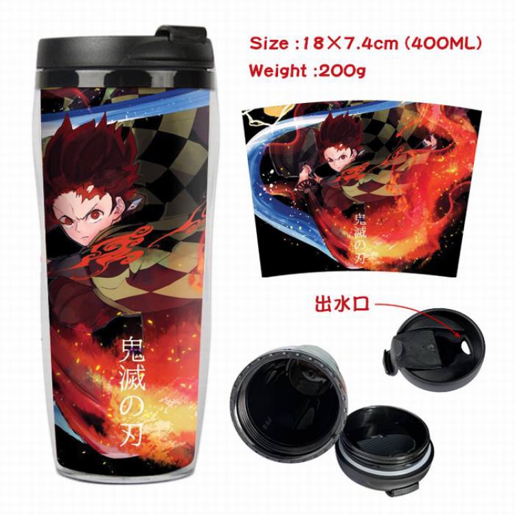 Demon Slayer Kimets-22A Starbucks Leakproof Insulation cup Kettle 7.4X18CM 400ML