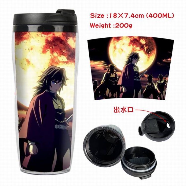 Demon Slayer Kimets-23A Starbucks Leakproof Insulation cup Kettle 7.4X18CM 400ML