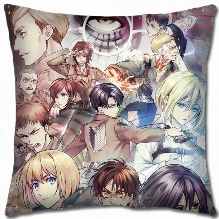 Attack on Titan Double-sided full color pillow cushion 45X45CM-J12-154 NO FILLING