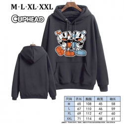 Cuphead-2 Black Printed hooded...