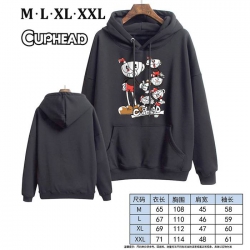 Cuphead-9 Black Printed hooded...