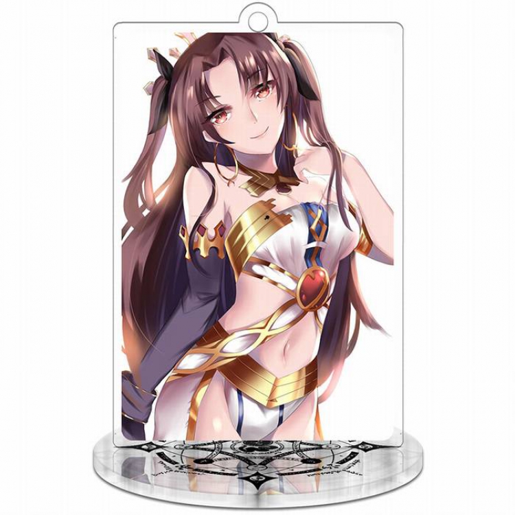 Fate Grand Order-13 Rectangular Small Standing Plates acrylic keychain pendant 8-9CM