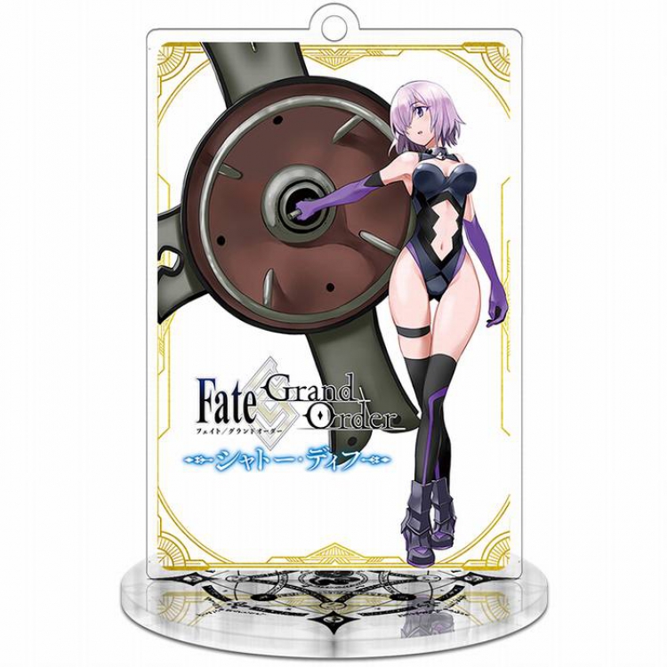 Fate Grand Order-1 Rectangular Small Standing Plates acrylic keychain pendant 8-9CM
