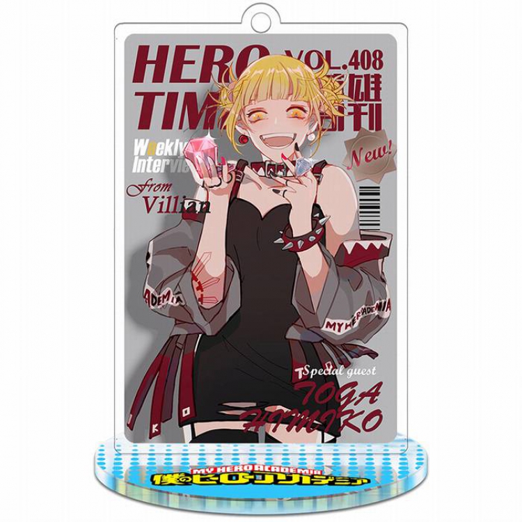 My Hero Academia Cross my body Rectangular Small Standing Plates acrylic keychain pendant 8-9CM
