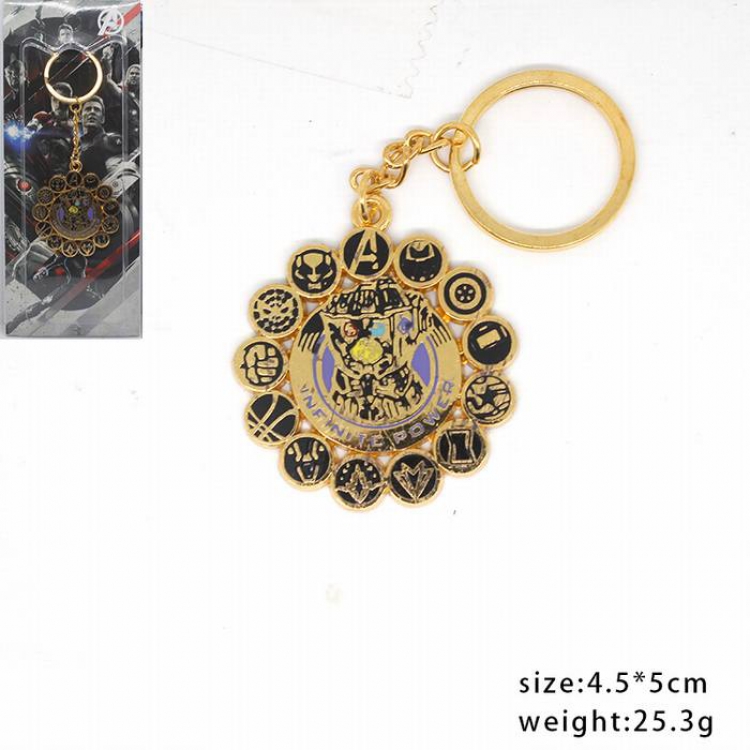 The avengers allianc Thanos Keychain pendant