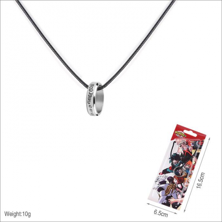 My Hero Academia Ring necklace pendant