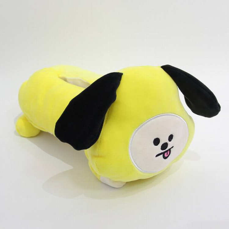 BTS Puppy Plush doll tissue box 30CM 0.18KG