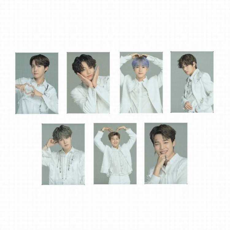 BTS FINAL Random card photo card 8X18CM 33G a set of seven a set price for 5 sets Style C