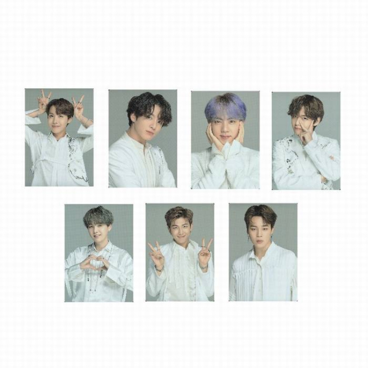 BTS FINAL Random card photo card 8X18CM 33G a set of seven a set price for 5 sets Style D